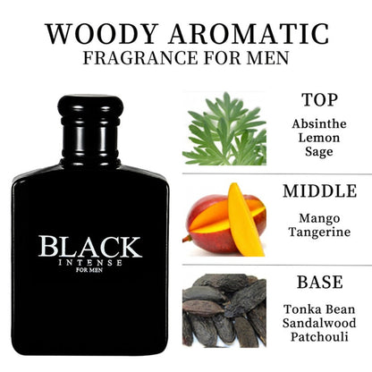 Men's Eau de Toilette Spray 3.4 fl oz - Cologne with Sage, Absinthe & Lemon Notes, Fresh Aromatic Fragrance for Men