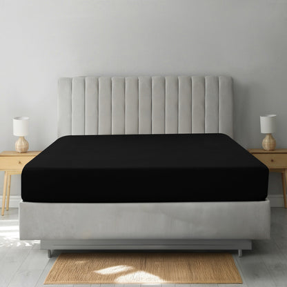 Deep-Pocket Brushed Microfiber Fitted Sheet in Nine Colors and Twin XL to California King Sizes