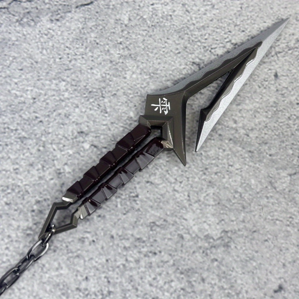 Ninja Kunai Cosplay Prop Safe No-Sharp Edges 25in, Anime Shuriken Katana Samurai Sword Toy