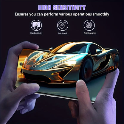 Anti-Spy Tempered Glass Screen Protector for iPhone – 9H Full Coverage Privacy Film, HD Blackout, Fingerprint Resistant, Face ID Compatible