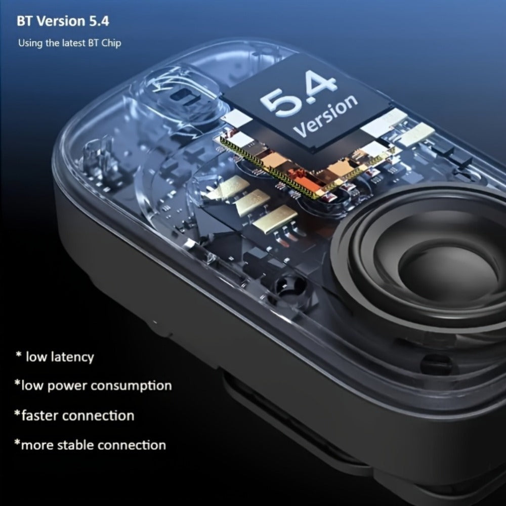 Wearable Bluetooth Speaker with Magnetic Clip, IPX5 Mini Wireless Speaker with Mic, Battery, Dustproof Portable Speaker for Workouts