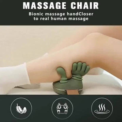 Portable Electric Neck & Shoulder Massager, Japanese-Style Acupressure 3D Kneading with Heat, Deep Tissue for Back