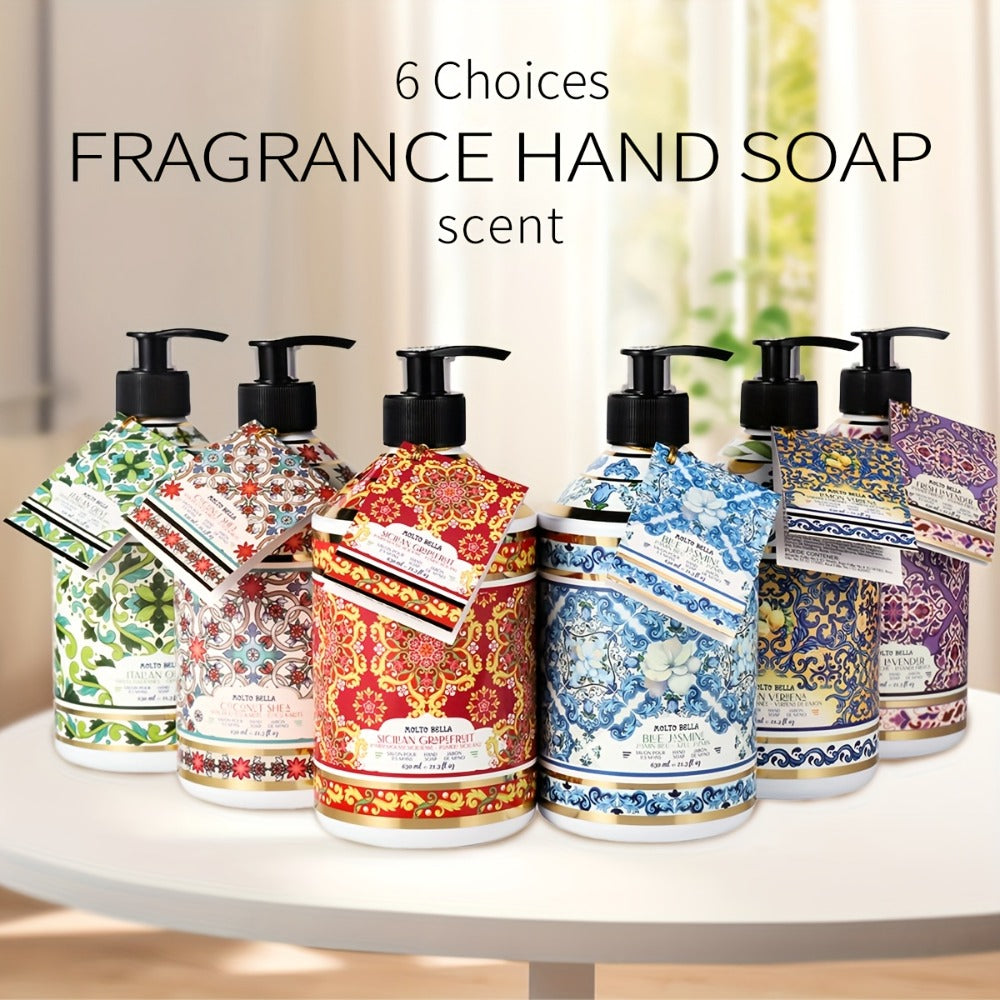 Moisturizing Liquid Hand Soap 2-Pack 21.3 fl oz Each – Foaming Pump Dispenser in 5 Scents, Gentle Gel Formula for All Skin Types