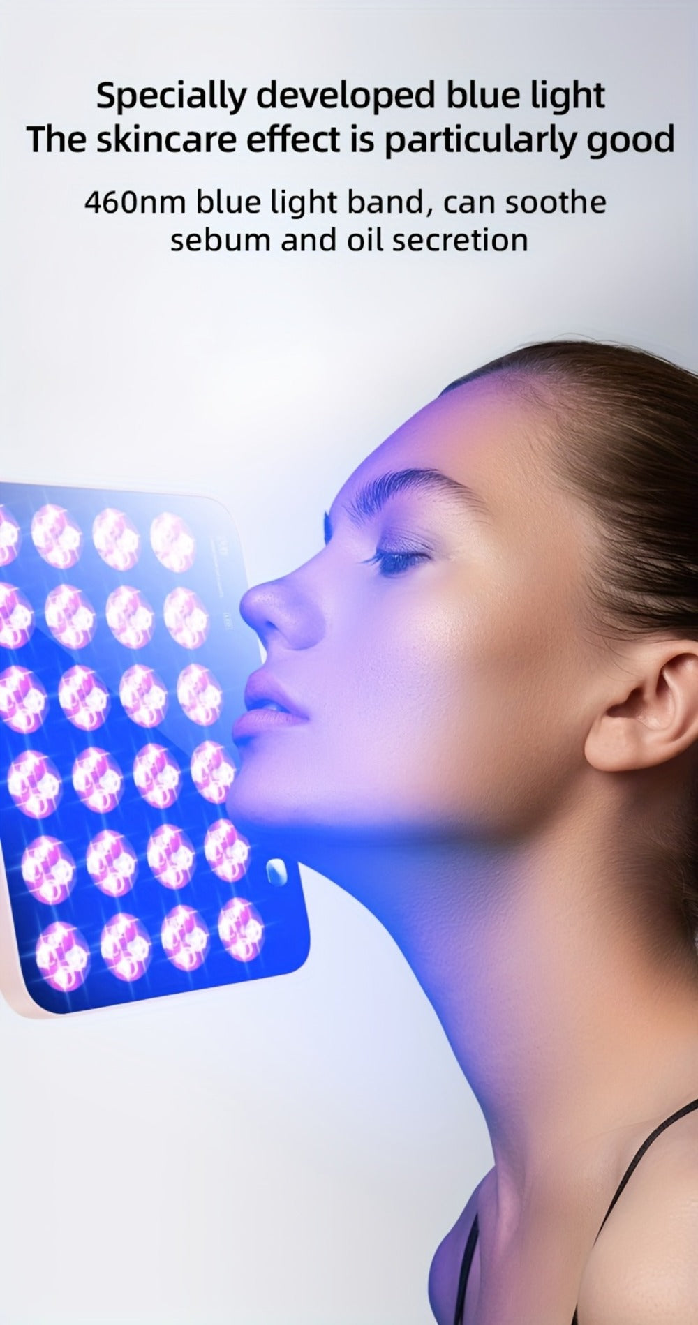 LED Light Therapy Device for Face & Body with Stand - Home Spa for Entryways, Bedrooms and Living Spaces