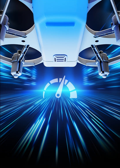 Mini 4K FPV Drone 180° Rotating Dual Camera Optical Flow Positioning Dual Batteries 360° Flip One-Key Takeoff Anti-Shake