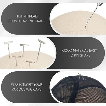 Canvas Mannequin Head for Wig Making with Stand 21 22 23 24 Inch – Complete Set with Needles & Wig Caps, Holes for Styling Headbands