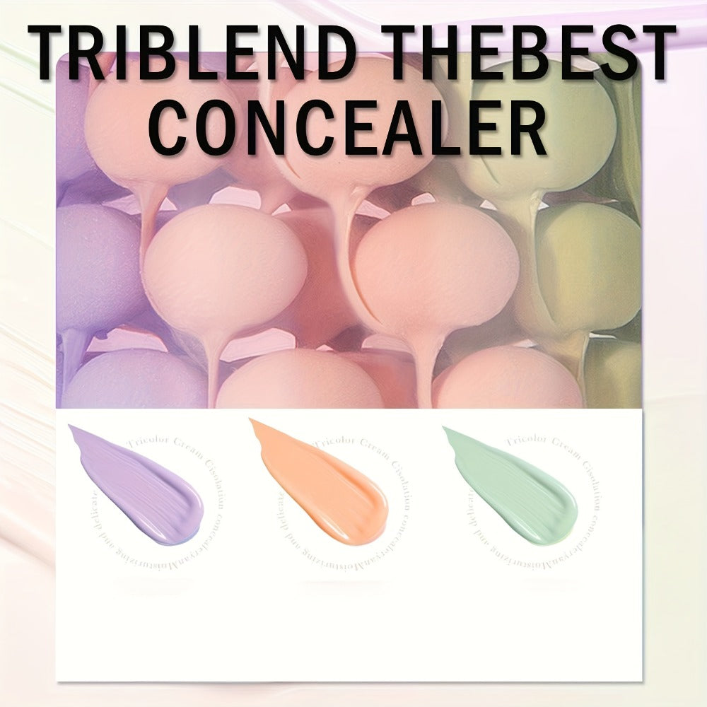 3-in-1 Color Correcting Face Primer 2-Pack, Makeup Base, Multi-Color Semi-Sheer Foundation