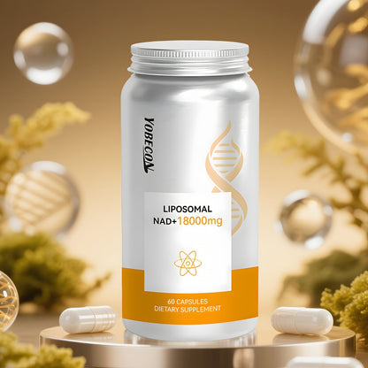 NAD+ Booster Liposomal 18000mg with Quercetin, Trans-Resveratrol & D-Ribose for Energy, Focus, Anti-Ageing & Antioxidant Support
