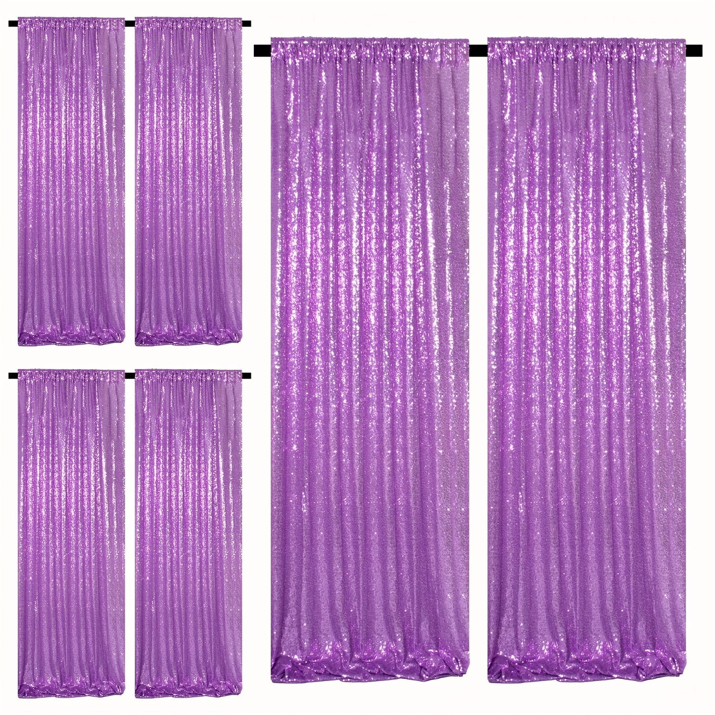 Sequin Backdrop Curtains 2FTx8FT Glitter Photography Background Panels for Party Wedding Birthday for an Everyday Personal Care Routine