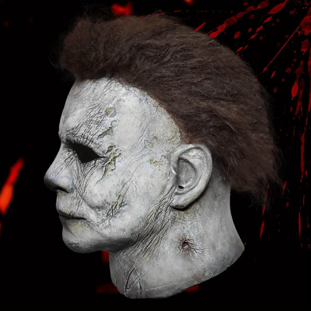 Scary Halloween Mask for Adults, Original Realistic Horror Full Face Mask for Cosplay, Prom, Haunted House & Halloween Party Costume