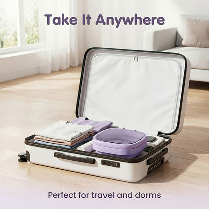Portable Mini Washing Machine 3 Cleaning Modes, Compact Travel Washer for Underwear Delicates