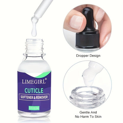 Nail Cuticle Remover Stick 3-Pack Dead Skin Softener with Nail Oil Formula – Anti-Hangnail Cuticle Care Tool for Finger Trimming Nail Art
