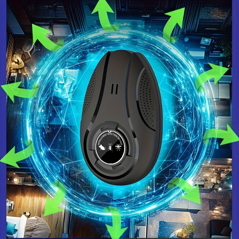 Electronic Pest Repeller, Soundwave Variable Frequency Insect for Home, Shop & Warehouse, Repels Mosquitoes