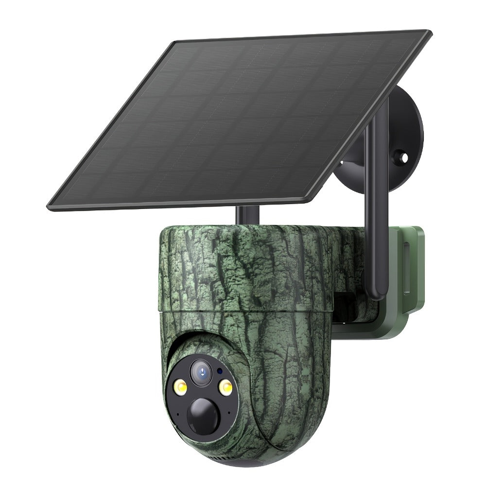 4G LTE Solar Trail Camera No WiFi Needed, Outdoor Security Camera 4K Night Vision, 360° Pan Tilt Live View