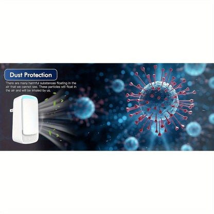 Plug-In Air Purifier Ionic, Filterless & Silent Odor Neutralizer for Home, Pets, Office & Gym, Compact 24/7 Fresh Air