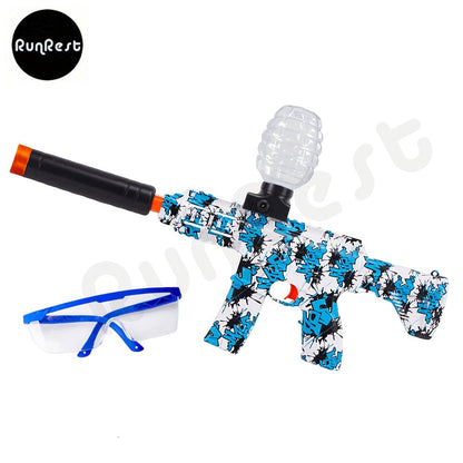 Electric Shooting Toy Gun with Long Battery Life, Rechargeable Indoor Outdoor Team Collaboration Game Toy for Kids Boys Teens