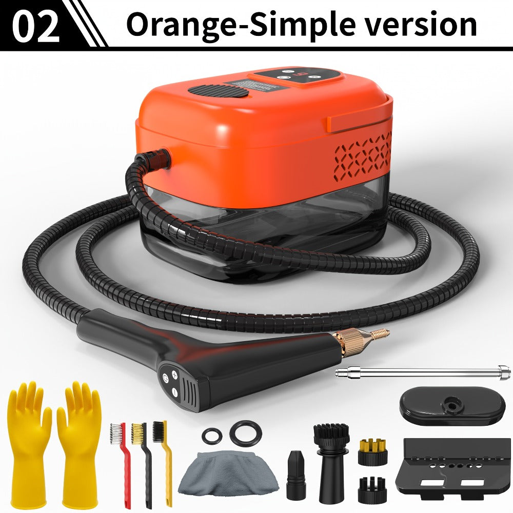 High Temperature Steam Cleaner Handheld Carpet Cleaner High Pressure for Kitchen Grease Sofa Air Conditioner Washing Machine Tile Grout Easy