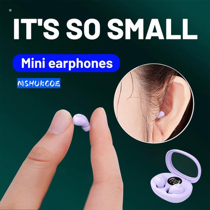 Invisible Sleep Earbuds Bluetooth 5.4 Mini Ultra Compact True Wireless for an Everyday Personal Care Routine