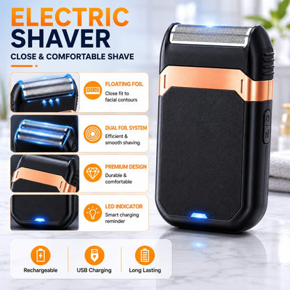 Electric Grooming Kit for Men with LCD Display – Cordless Rechargeable Hair Clipper & Trimmer Set, Home Travel & Car Use
