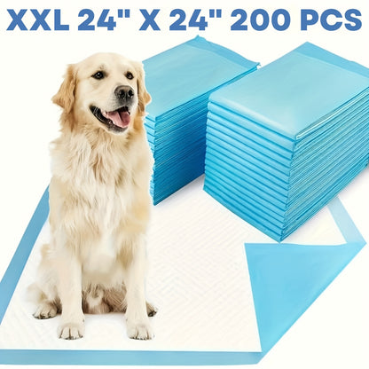 Dog Potty Pads Ultra Absorbent 6-Layer Thick – Mess-Proof Backing for Home, Travel & Camping, 300% Thicker for Active Dogs