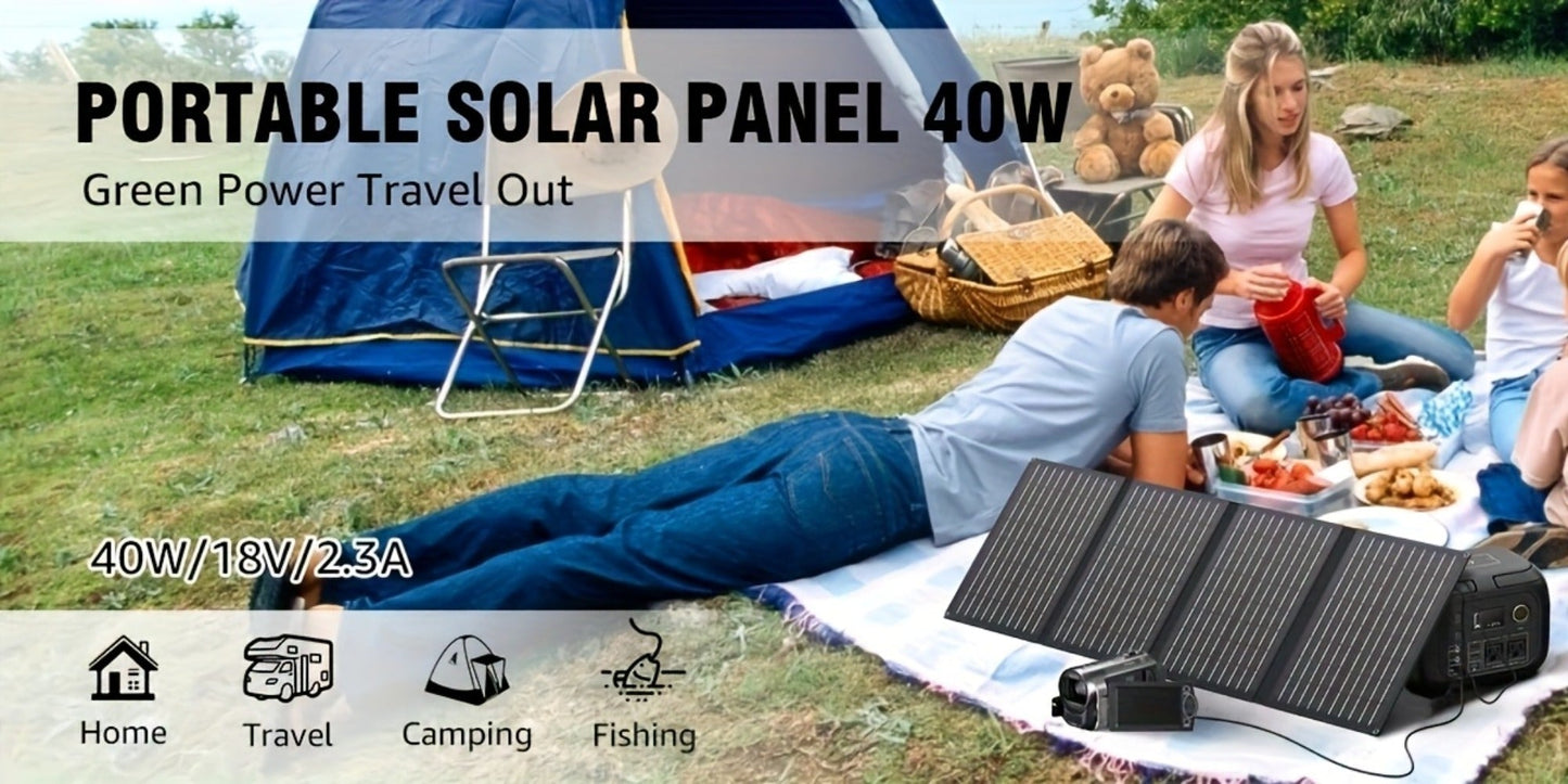 97.68Wh Portable Power Station 120W AC Outlet Power Bank with USB-A USB-C DC Outputs Battery Backup for Camping RV Emergency Home Use Travel
