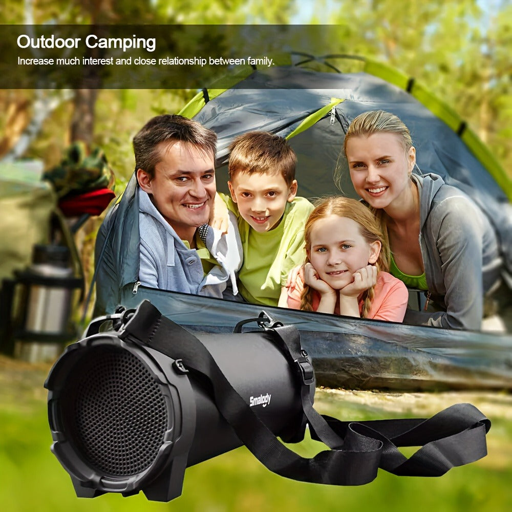 Large Outdoor Boombox Speaker Portable Loud Stereo System, Powerful Wireless Bluetooth Boombox for Home