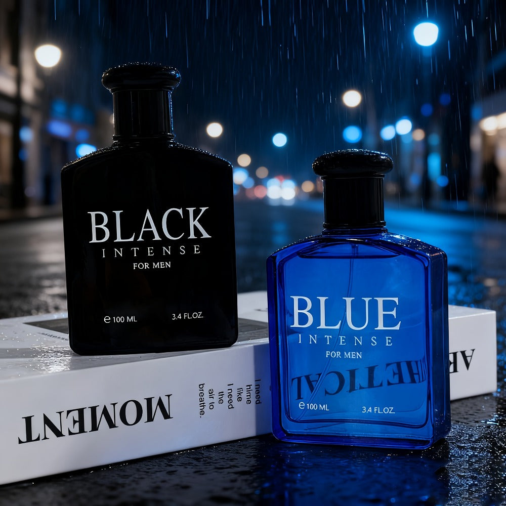 Men's Eau de Toilette Spray - Blue Woody Masculine Fragrance EDT Cologne for Men Daily Use Dates Parties Holiday Gift