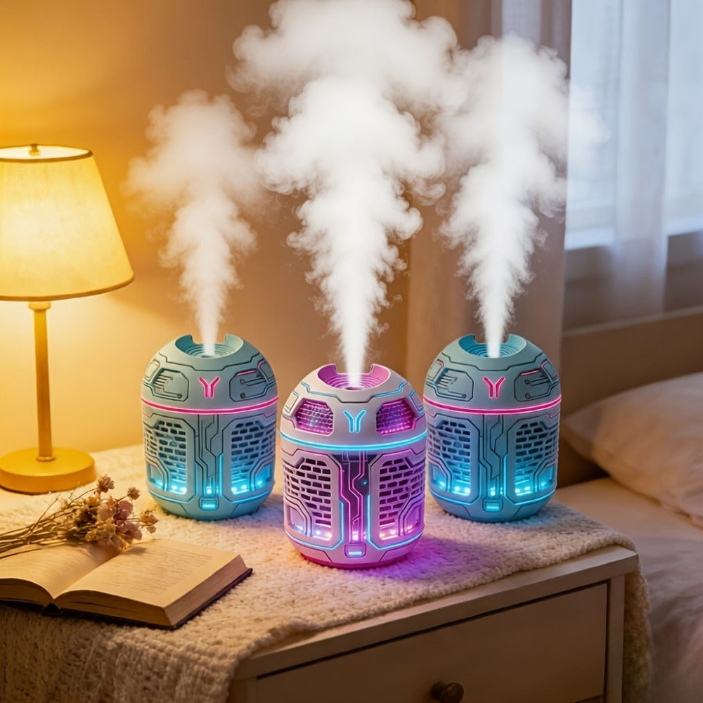 Mini Aromatherapy Humidifier Set of 3 Cool Mist Diffuser with Odor Eliminator No Filter for Entryways, Bedrooms and Living Spaces