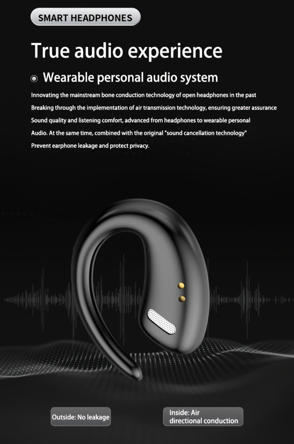 90H Wireless Earphones ENC Noise Cancellation 3D Deep Bass Secure Earhook Sport Running Earbuds for an Everyday Personal Care Routine