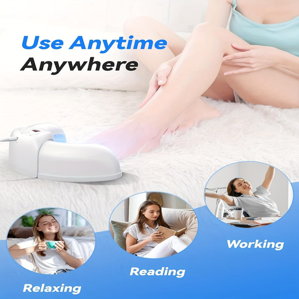 Nail Fungus Laser Treatment Device FDA Cleared - Blue Light 470nm & Infrared 910nm, 3/5/10 Min Timer