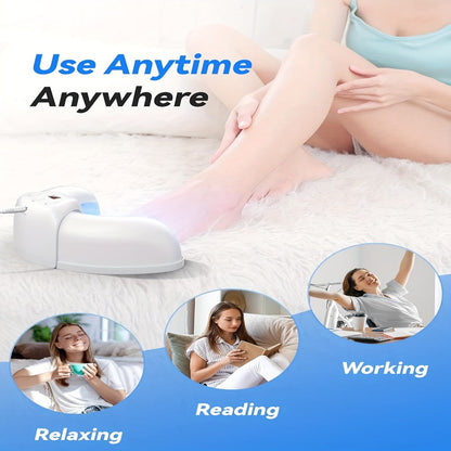 Nail Fungus Laser Treatment Device FDA Cleared - Blue Light 470nm & Infrared 910nm, 3/5/10 Min Timer