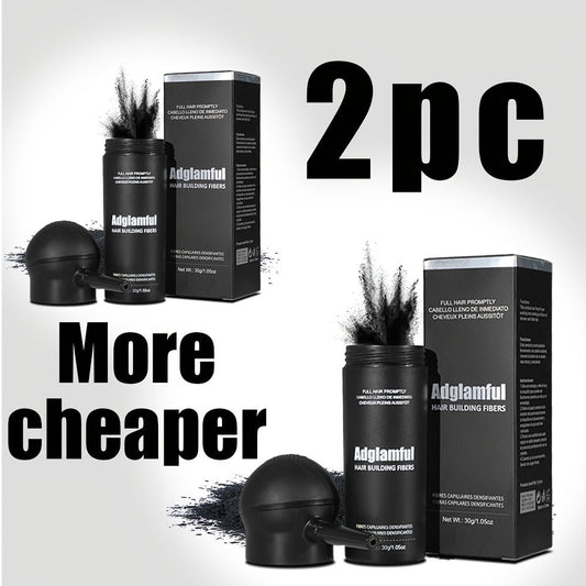 Hair Volumizing Fibers 2-in-1 Kit 30g x 2pcs - Instant Volume for Thinning & Sparse Hair, Fills Part Lines & Hairlines