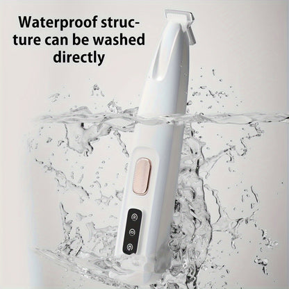 Pet Grooming Clippers USB & Battery Powered – Low Noise Electric Hair Trimmer for Cats Small Dogs, Cordless Rechargeable Pet Clipper
