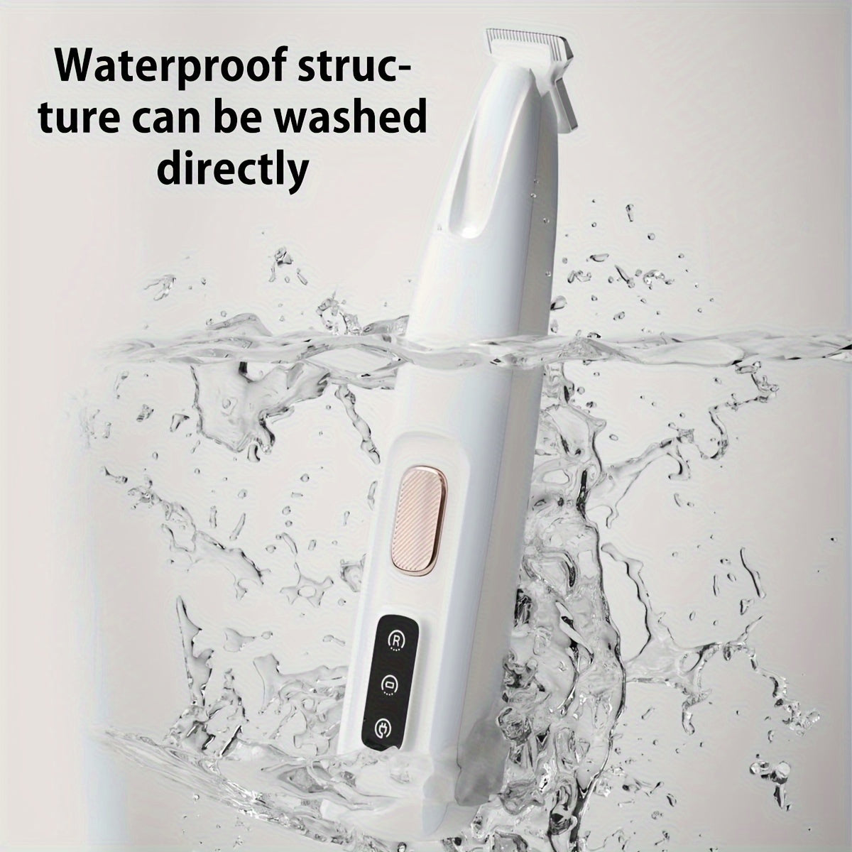 Pet Hair Clipper, Peaurum White Grooming Trimmer with Wide Cutter Head and Standard Accessory Package for Dogs and Cats