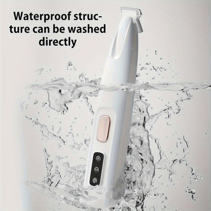 Pet Hair Clipper, Peaurum White Grooming Trimmer with Wide Cutter Head and Standard Accessory Package for Dogs and Cats