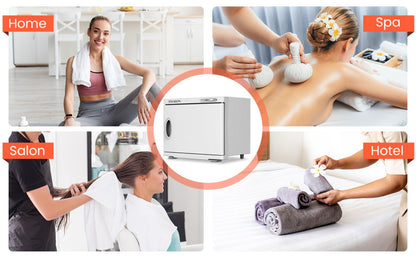 Hot Towel Warmer Cabinet 23L Holds 72 Towels Heats to 158-176°F in 10-15 Min, Professional Salon & Spa