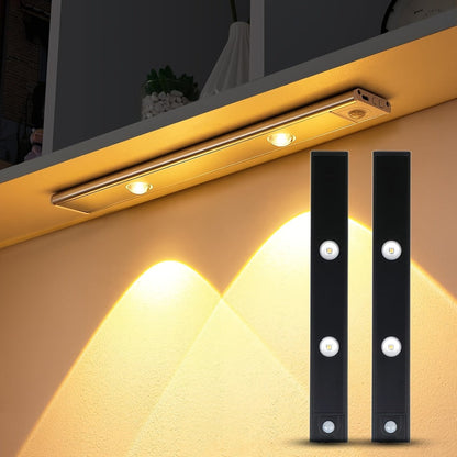 Motion Sensor LED Cabinet Light USB Rechargeable Dimmable Night Light Gesture Control 3 Modes Wireless Under Cabinet Lighting for Kitchen