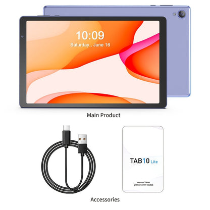 Android Tablet 10.1-Inch with Android 14, 4GB Total Memory, 32GB Internal Storage and 6000mAh Battery