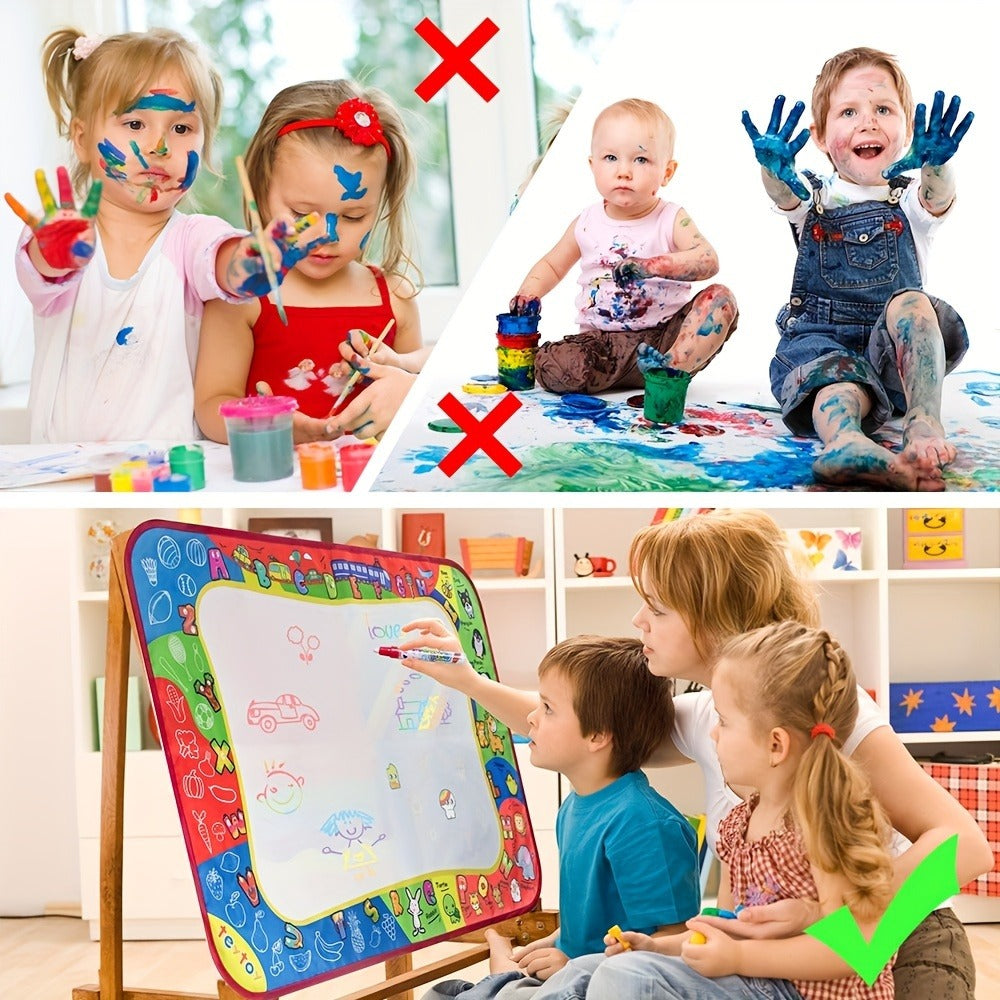 Water Doodle Mat for Toddlers Kids with 2 Water Pens with the Listed Color, Size or Set Options for Everyday Use