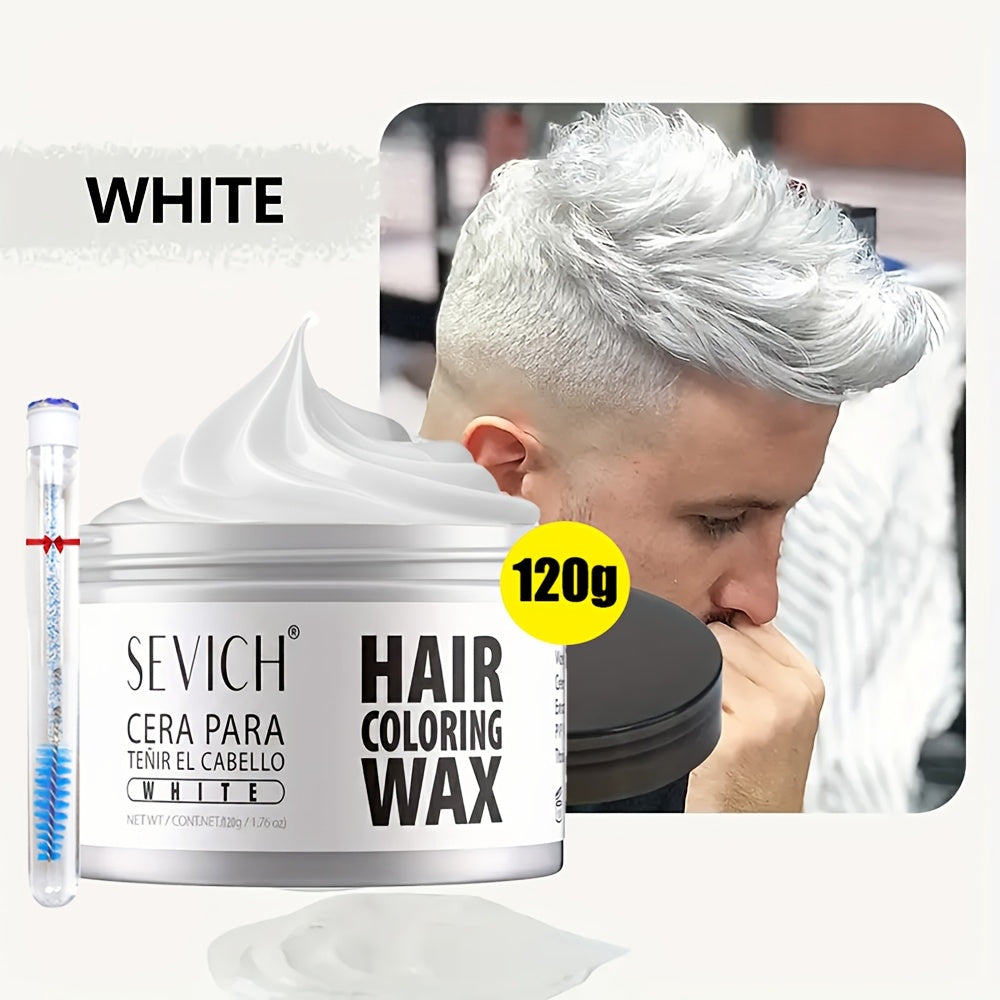 Instant Color Hair Wax 10 Shades – Temporary Hair Dye Wax Strong Hold Styling for Parties, Cosplay, Festivals & Halloween, Easy Wash Out