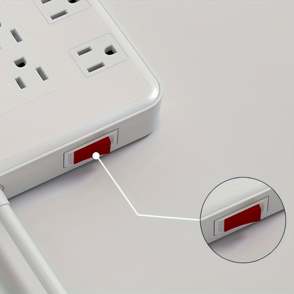 Surge Protector Power Strip with USB C Ports 22 AC Outlets 5 USB Ports - 6ft Flat Plug Extension for an Everyday Personal Care Routine