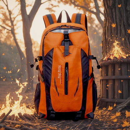 Hiking Backpack 25.8L Outdoor Mountaineering Bag – Large Capacity Travel Sports Rucksack with Torso Adjustment for Trekking, Camping