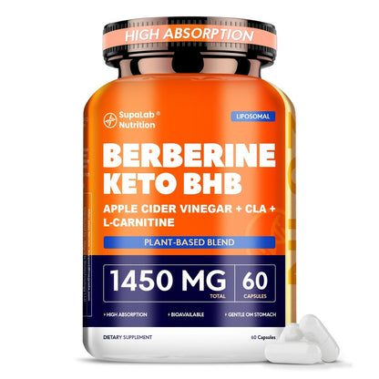 Herbal Weight Loss Capsules with White Kidney Bean & Berberine, Gut Health, Daily Energy & Body Reshape Diet Supplement for Women