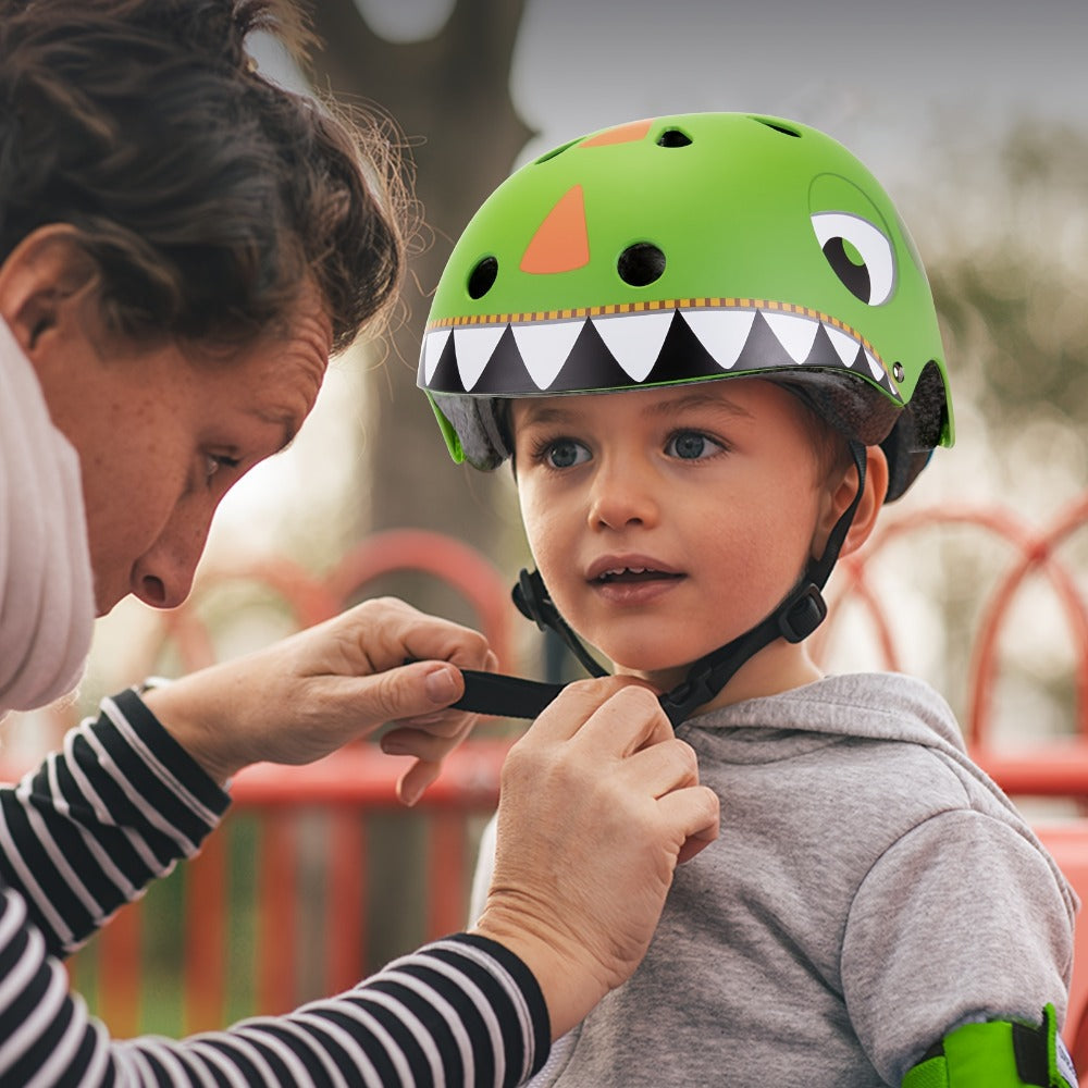 Kids Bike Helmet with Knee and Elbow Pads, Adjustable Gear Set for Ages 5-14, 350g with Ventilation