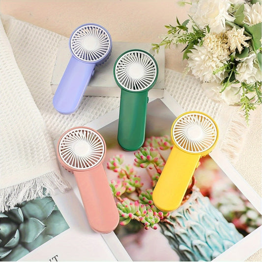 20-Piece Battery-Operated Mini Handheld Fan Set with Lanyards, Assorted Colors and AA Power
