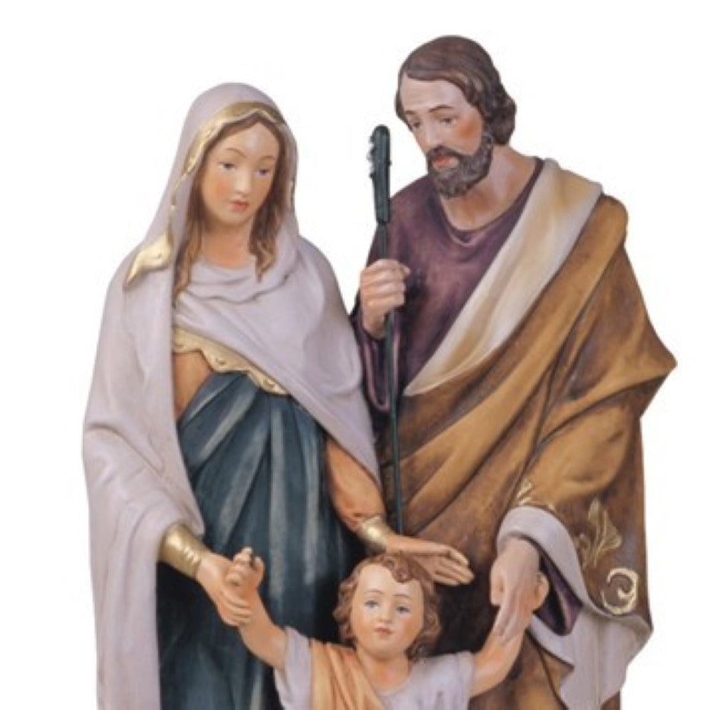 Holy Family Figurine Statue 12" H, Polyresin Religious Sculpture Ornament for Home Decor, Living Room