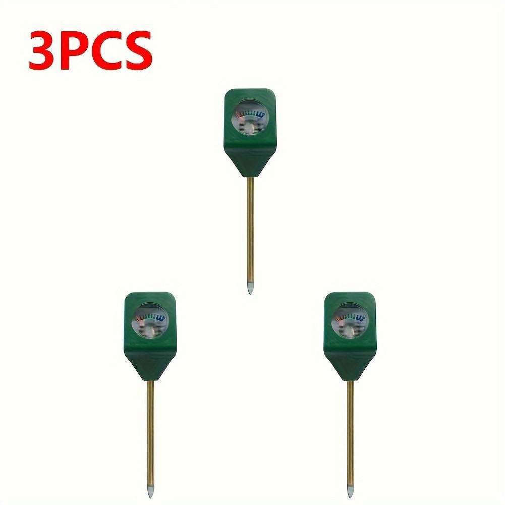 Soil Moisture Meter Probe – Mini Metal Hygrometer Sensor for Garden Plants, Portable Water Analyzer Detector for Flowers