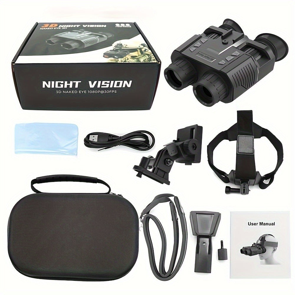 Infrared Night Vision Monocular – HD 1080P / 4K Ultra HD | USB Rechargeable Digital Night Vision Scope | 8x28mm Telescope Camera for Hunting
