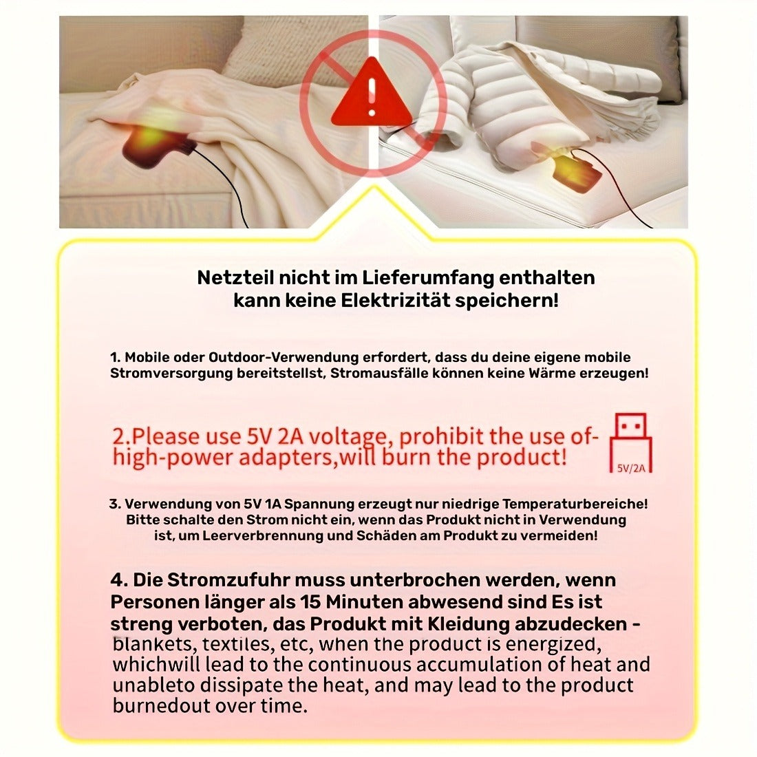 Heated Hip Massager with USB Electric Heat & Vibration – Compression Hip Groin Thigh Support Wrap for Spine & Anti-Cold Warmth