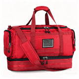 Red handbag